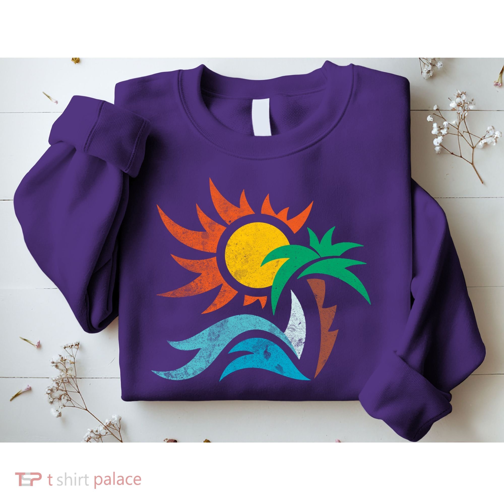 Beach Sunset Summer Sweatshirt