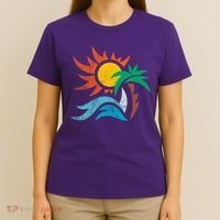 Beach Sunset Summer T-Shirt thumb 4