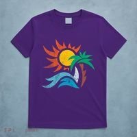 Beach Sunset Summer T-Shirt thumb 5