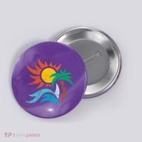 Beach Sunset Summer Button thumb 0