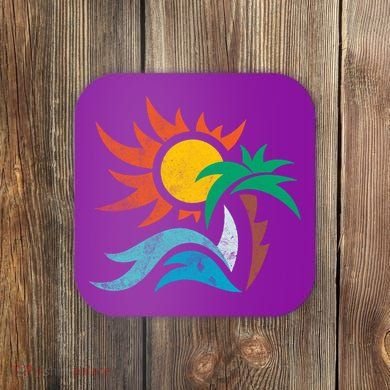 Beach Sunset Summer Coaster