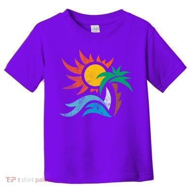 Beach Sunset Summer Toddler T-Shirt