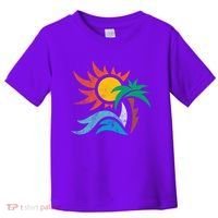 Beach Sunset Summer Toddler T-Shirt thumb 0