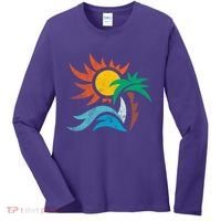 Beach Sunset Summer Women's Long Sleeve Shirt thumb 0