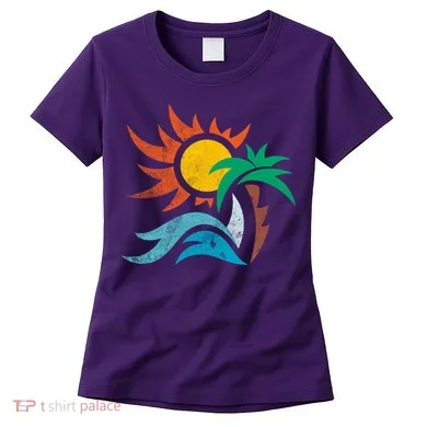 Beach Sunset Summer Women's T-Shirt