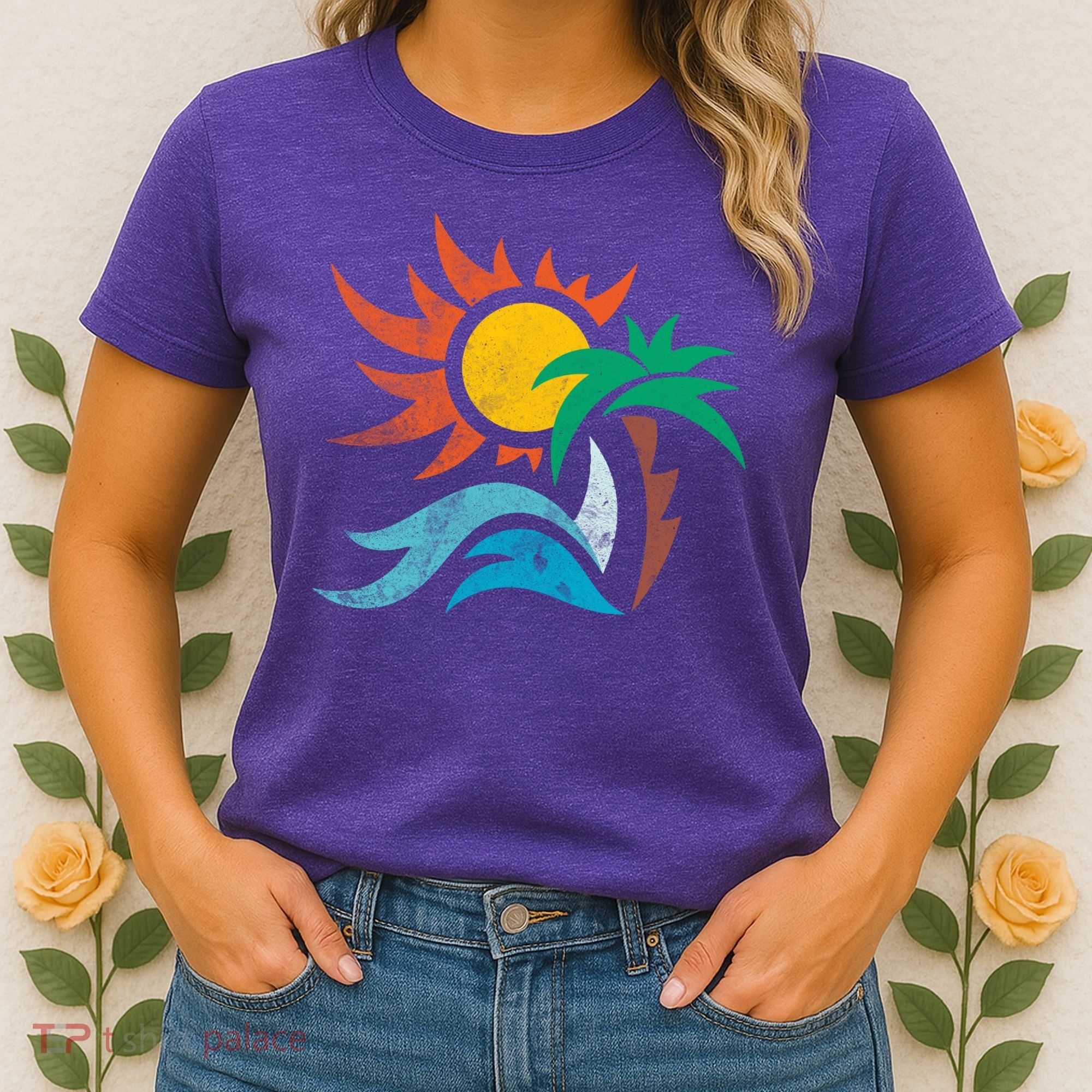Beach Sunset Summer Women's T-Shirt