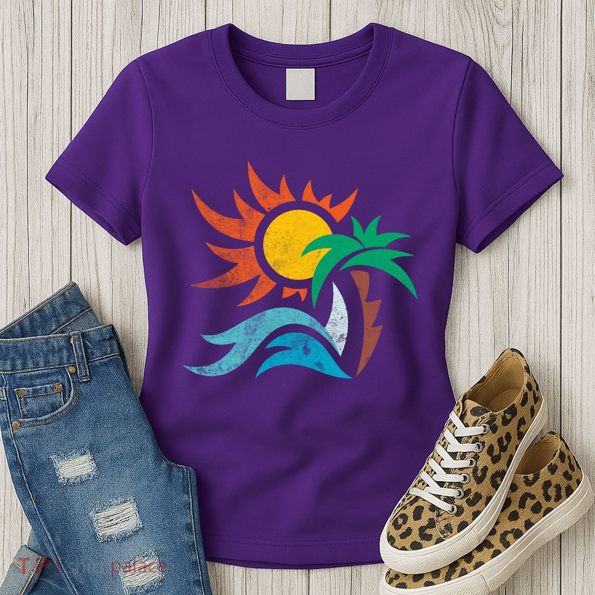 Beach Sunset Summer Women's T-Shirt