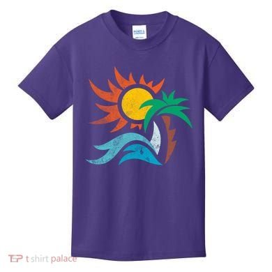 Beach Sunset Summer Kids T-Shirt