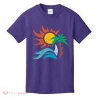 Beach Sunset Summer Kids T-Shirt thumb 0