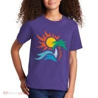 Beach Sunset Summer Kids T-Shirt thumb 2