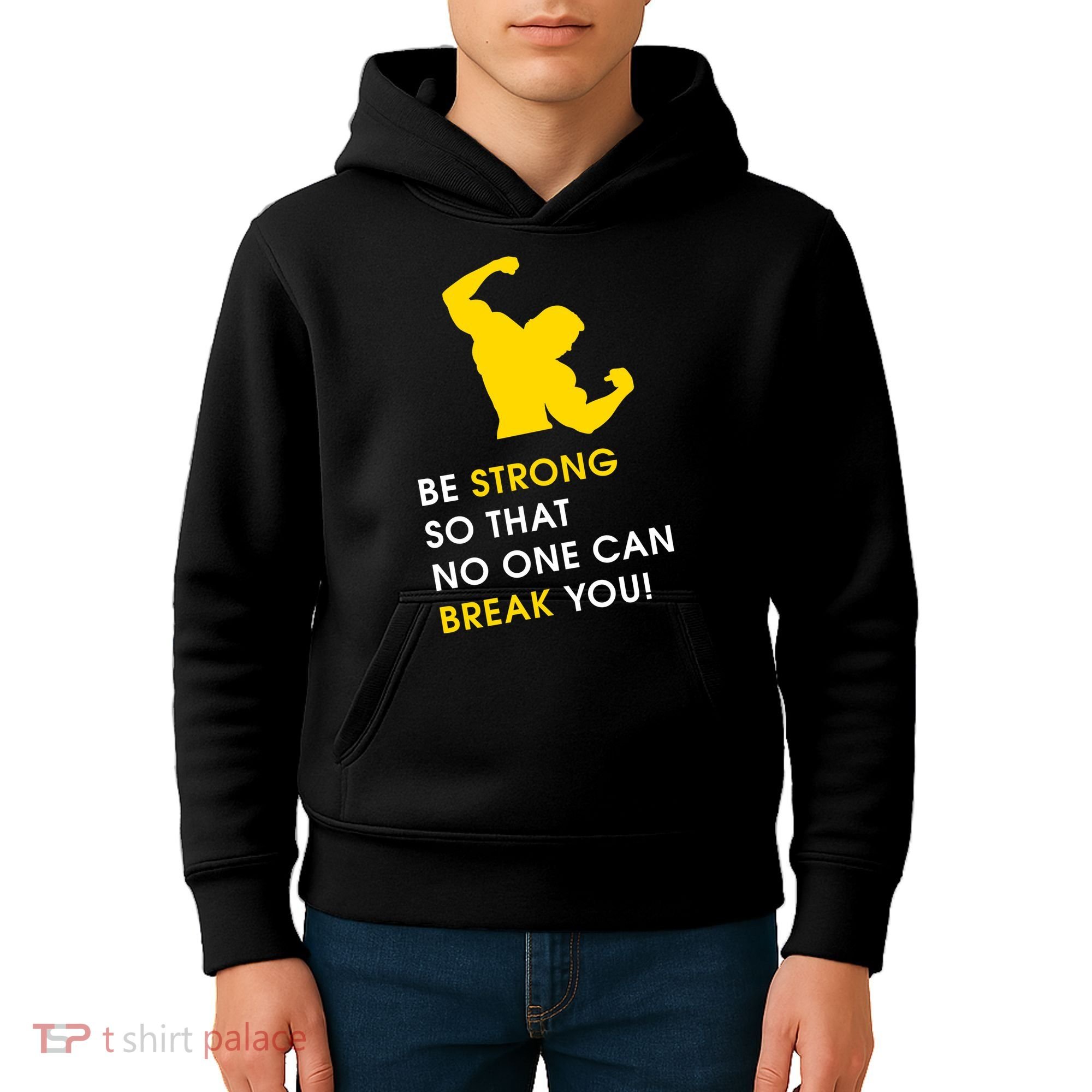 Be Strong So That No One Can Break You! Kids Hoodie