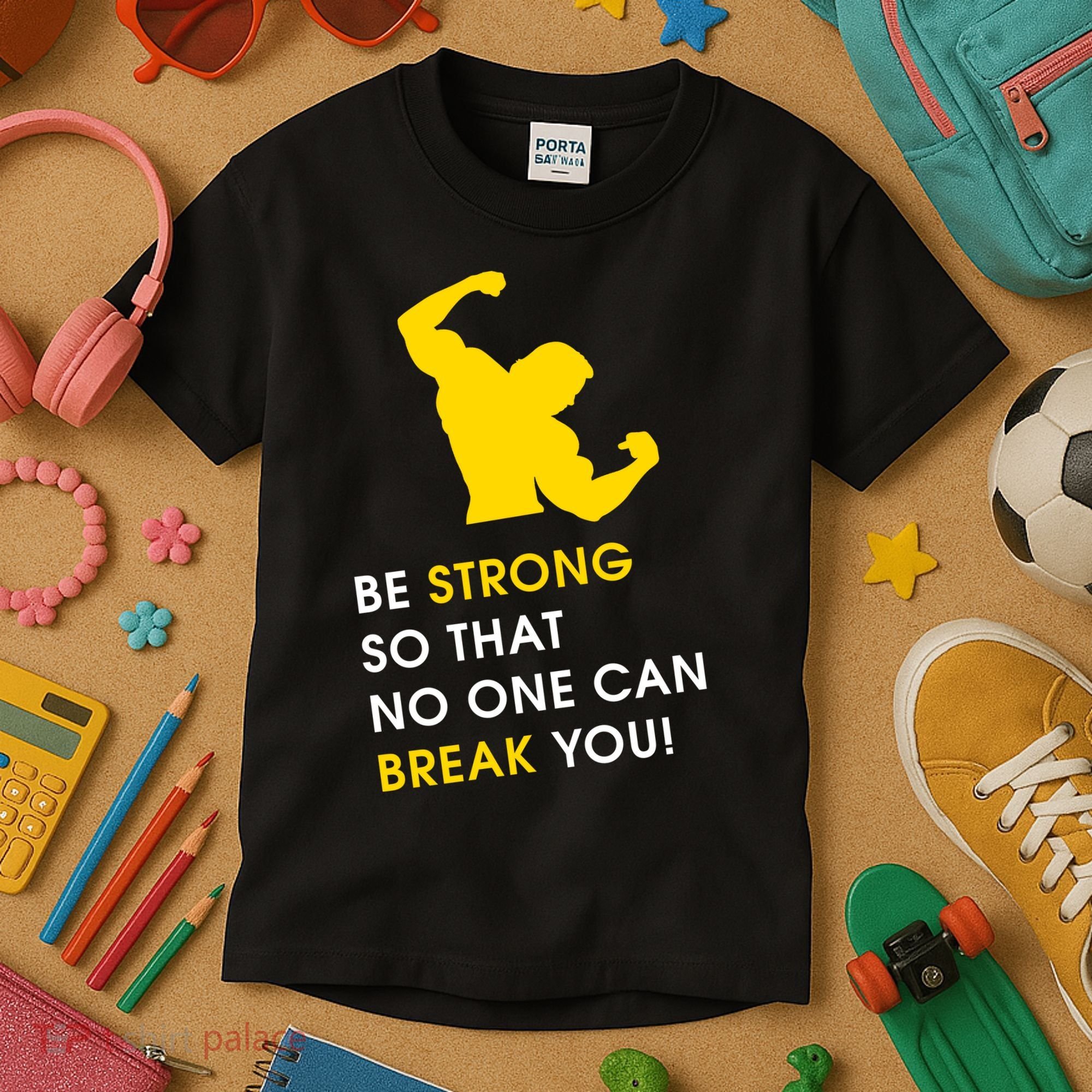 Be Strong So That No One Can Break You! Kids T-Shirt
