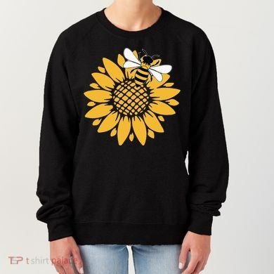 Bumblebee Sunflower Springtime Save The Bees Honeybee Women's Sweatshirt