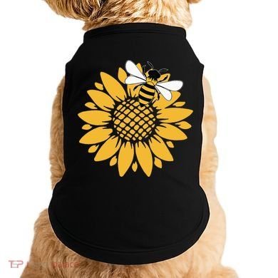 Bumblebee Sunflower Springtime Save The Bees Honeybee Doggie Tank