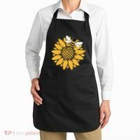 Bumblebee Sunflower Springtime Save The Bees Honeybee Apron thumb 2