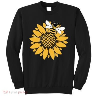 Bumblebee Sunflower Springtime Save The Bees Honeybee Sweatshirt