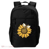 Bumblebee Sunflower Springtime Save The Bees Honeybee Backpack thumb 0