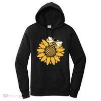 Bumblebee Sunflower Springtime Save The Bees Honeybee Women's Hoodie thumb 0