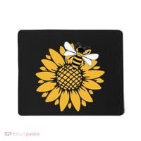 Bumblebee Sunflower Springtime Save The Bees Honeybee Mousepad thumb 0