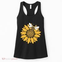 Bumblebee Sunflower Springtime Save The Bees Honeybee Women's Tank Top thumb 0