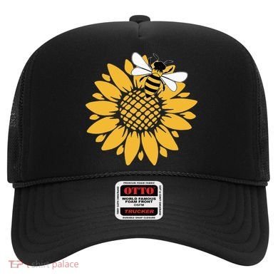 Bumblebee Sunflower Springtime Save The Bees Honeybee Hat