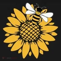 Bumblebee Sunflower Springtime Save The Bees Honeybee Toddler Hoodie thumb 2