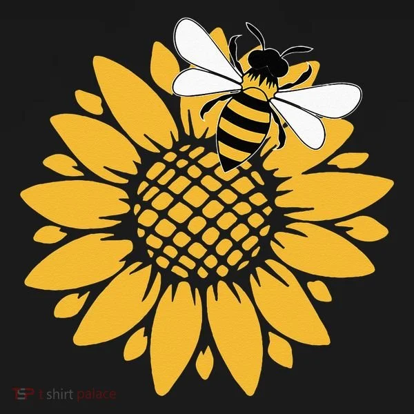 Bumblebee Sunflower Springtime Save The Bees Honeybee Toddler Hoodie