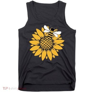 Bumblebee Sunflower Springtime Save The Bees Honeybee Tank Top