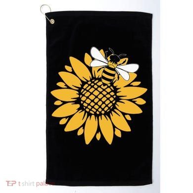 Bumblebee Sunflower Springtime Save The Bees Honeybee Golf Towel