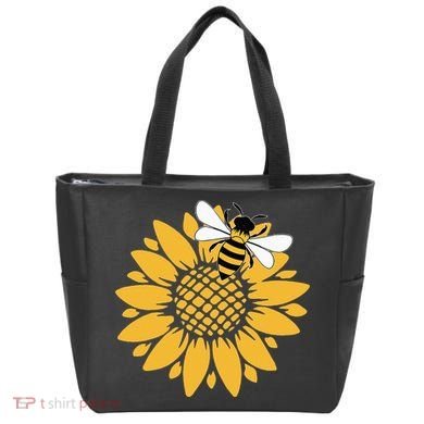 Bumblebee Sunflower Springtime Save The Bees Honeybee Tote Bag