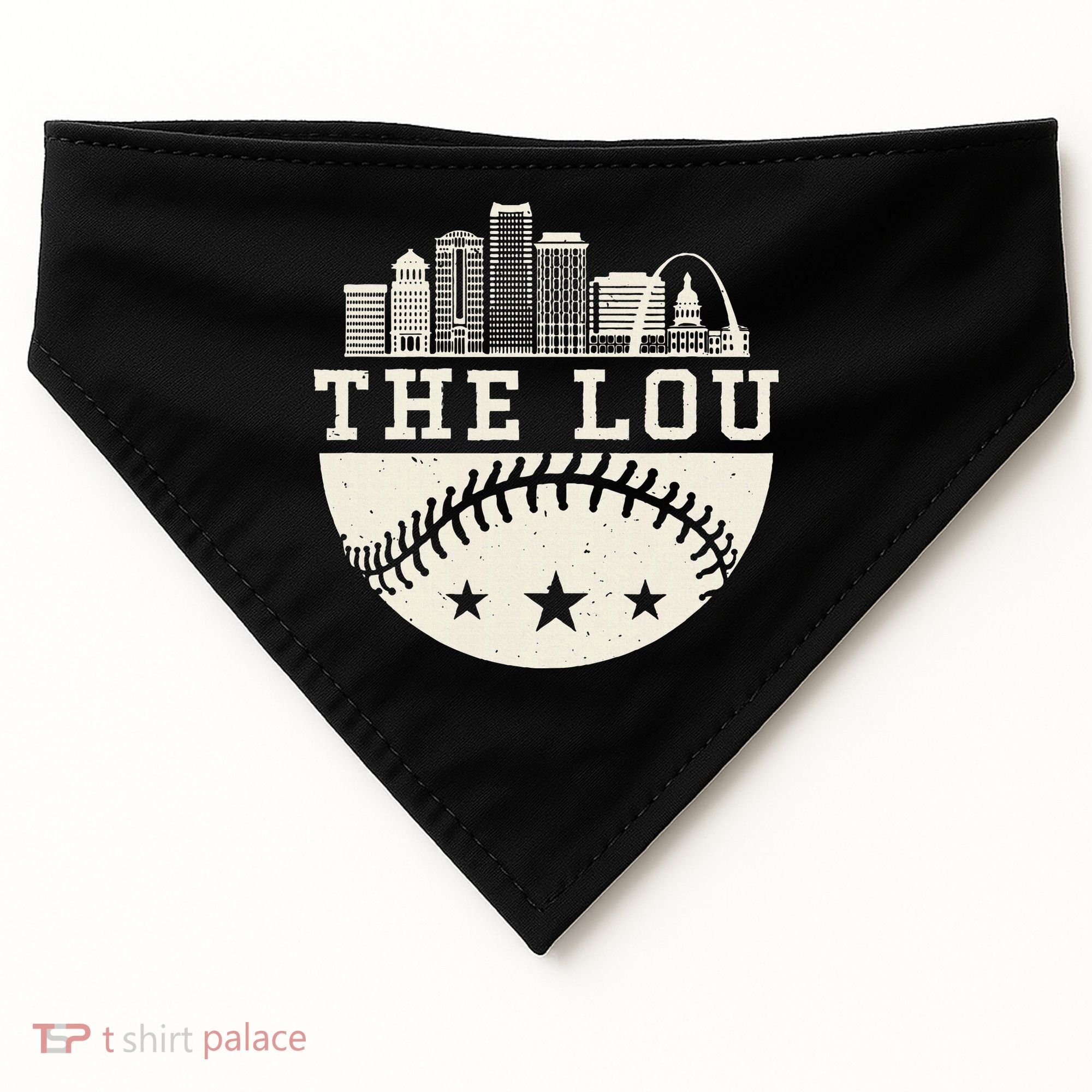 Baseball Season St. Louis The Lou Fan Hometown USA-Made Doggie Bandana