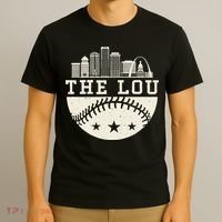 Baseball Season St. Louis The Lou Fan Hometown T-Shirt thumb 3