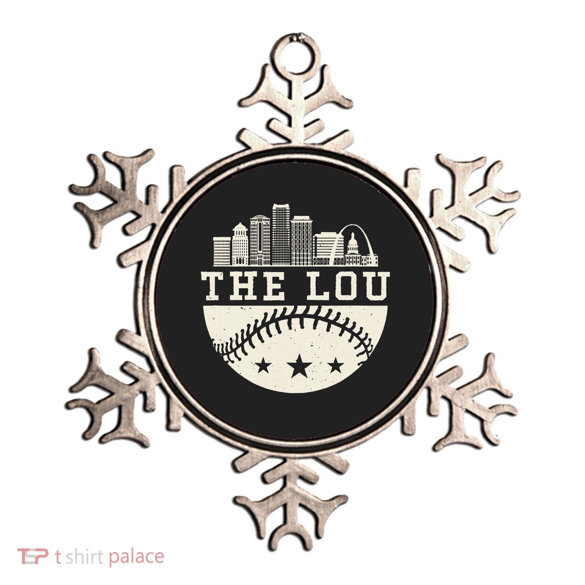 Baseball Season St. Louis The Lou Fan Hometown Ornament