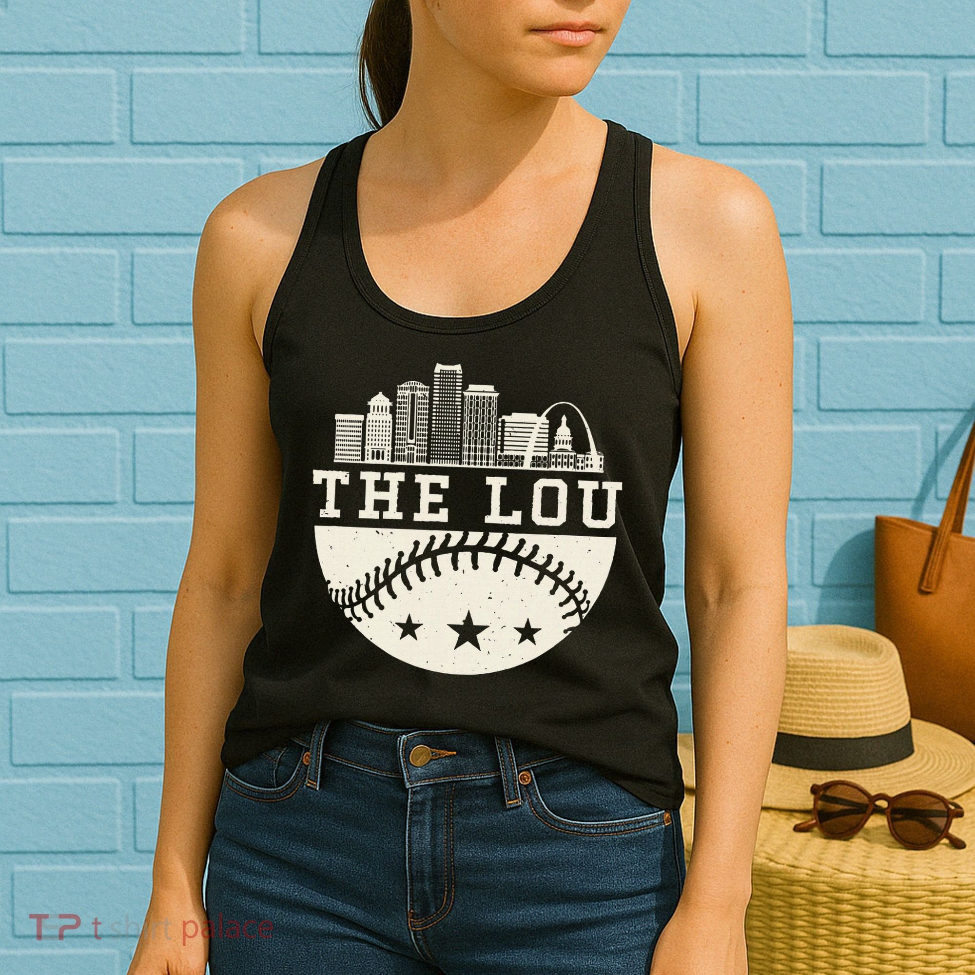 Baseball Season St. Louis The Lou Fan Hometown Women's Tank Top