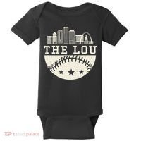 Baseball Season St. Louis The Lou Fan Hometown Baby Bodysuit thumb 0