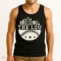 Baseball Season St. Louis The Lou Fan Hometown Tank Top thumb 3