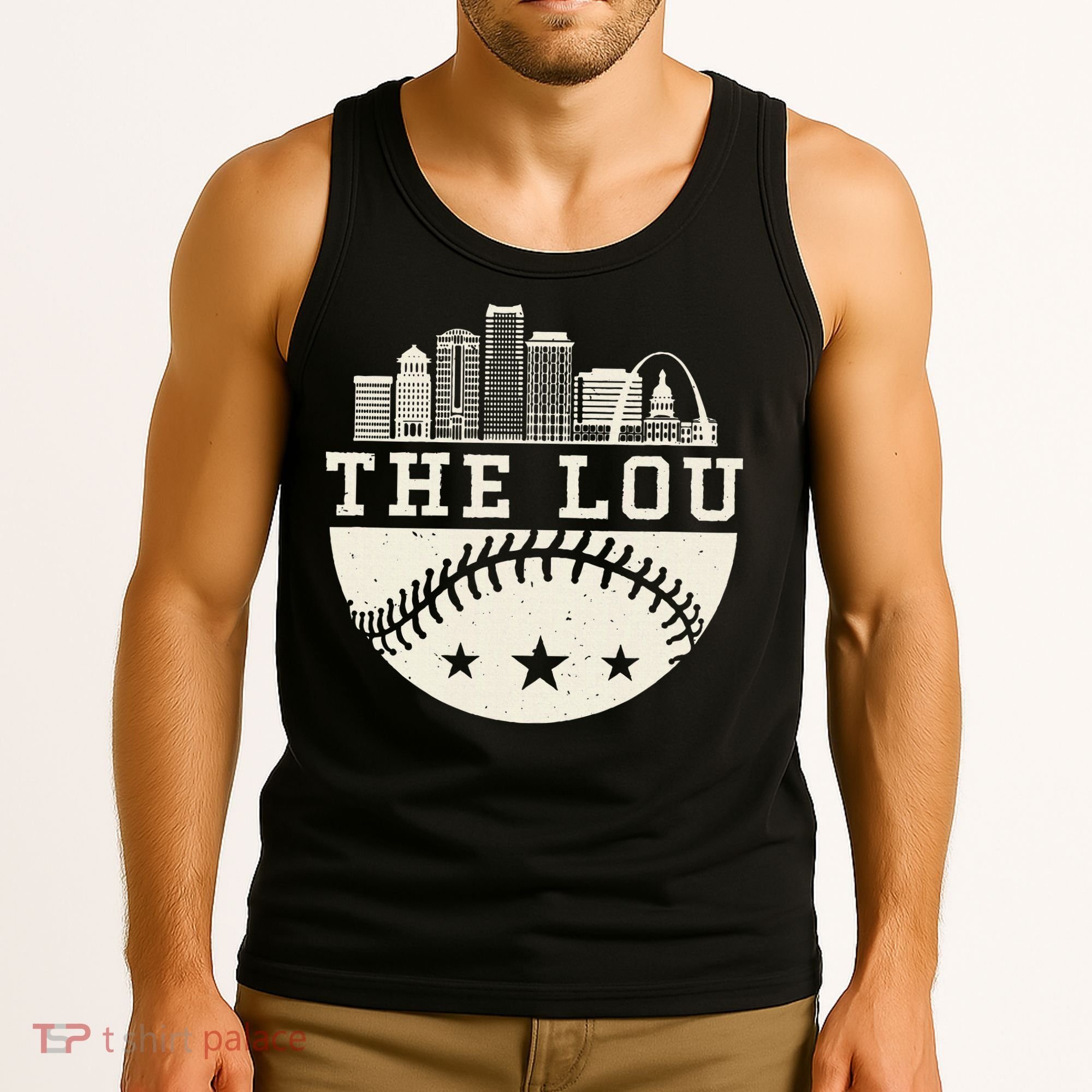 Baseball Season St. Louis The Lou Fan Hometown Tank Top