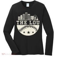 Baseball Season St. Louis The Lou Fan Hometown Women's Long Sleeve Shirt thumb 0
