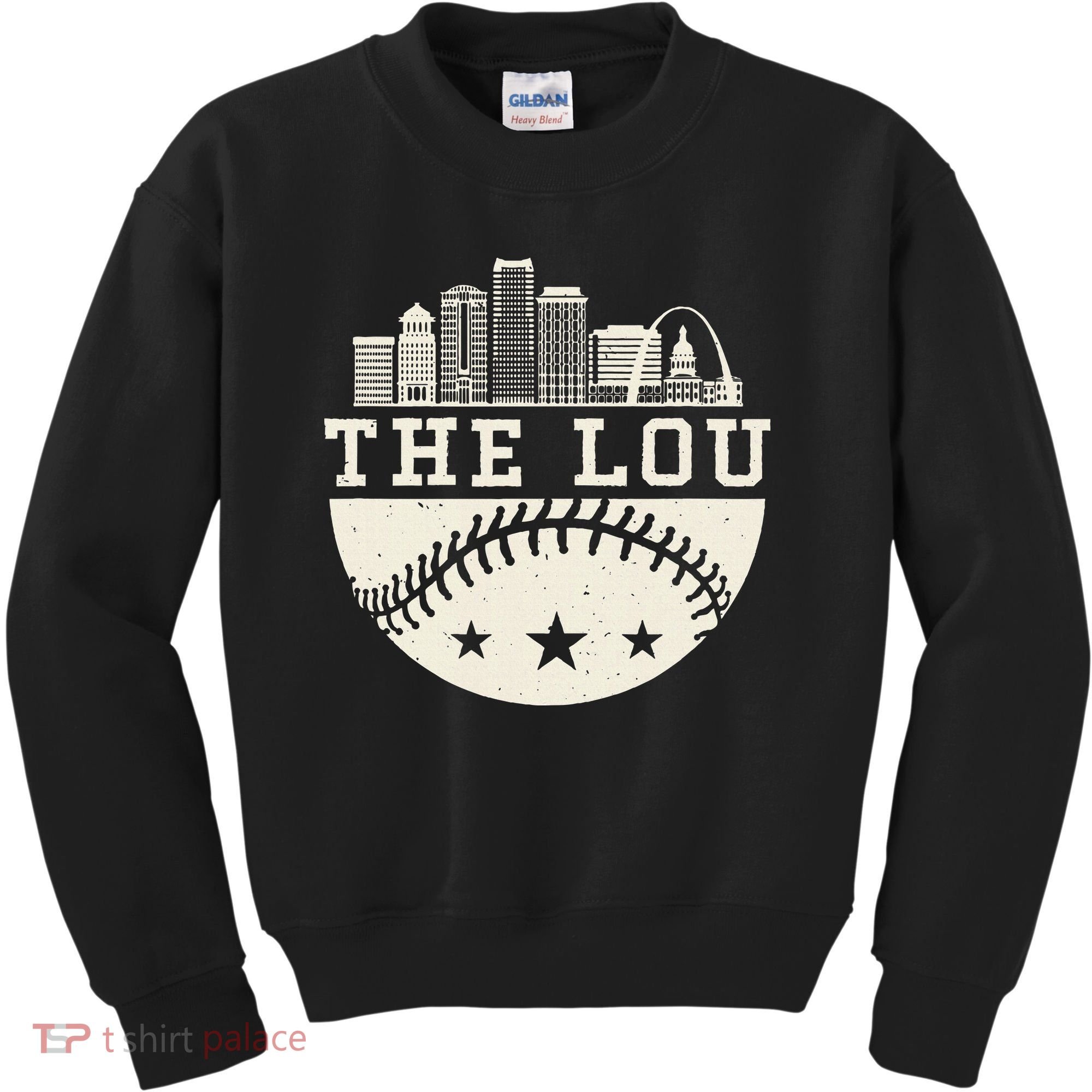 Baseball Season St. Louis The Lou Fan Hometown Kids Sweatshirt