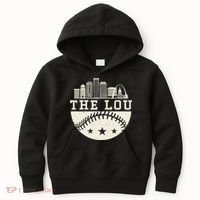 Baseball Season St. Louis The Lou Fan Hometown Kids Hoodie thumb 0