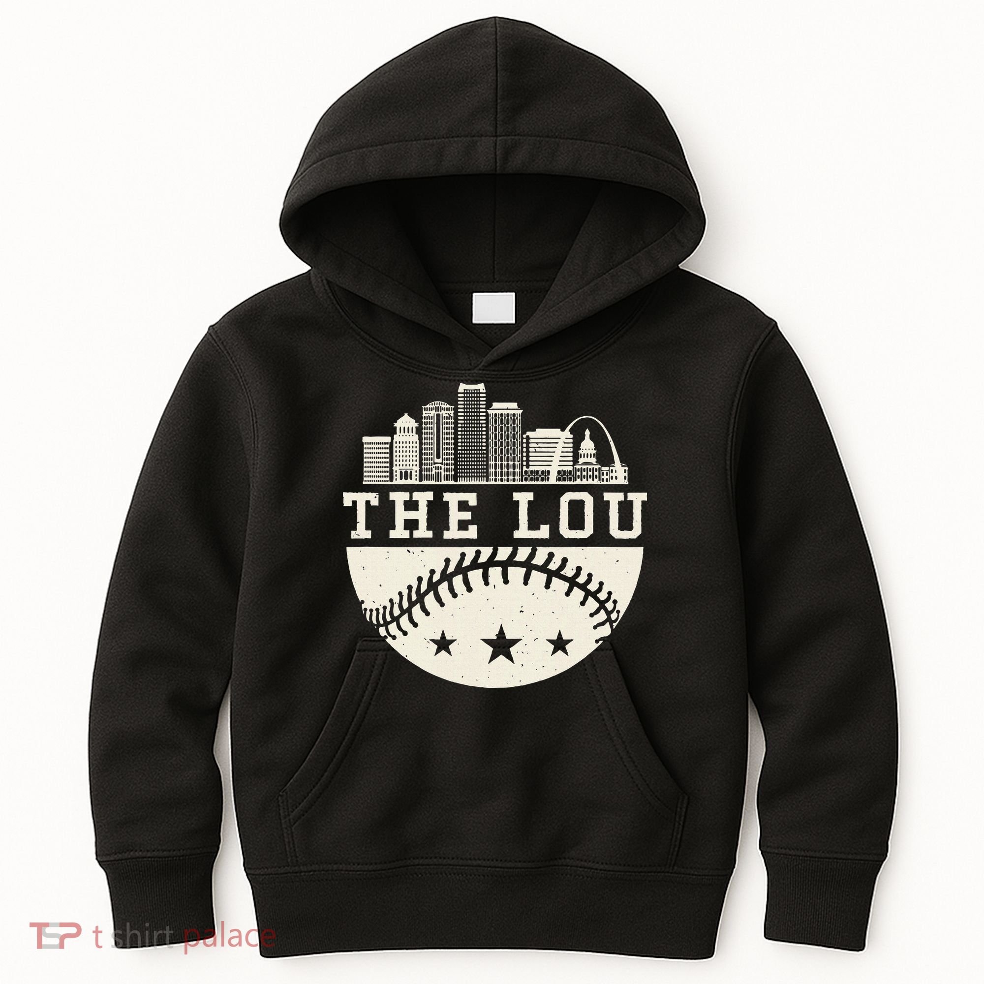Baseball Season St. Louis The Lou Fan Hometown Kids Hoodie