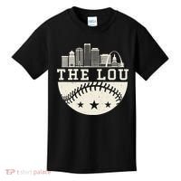 Baseball Season St. Louis The Lou Fan Hometown Kids T-Shirt thumb 0