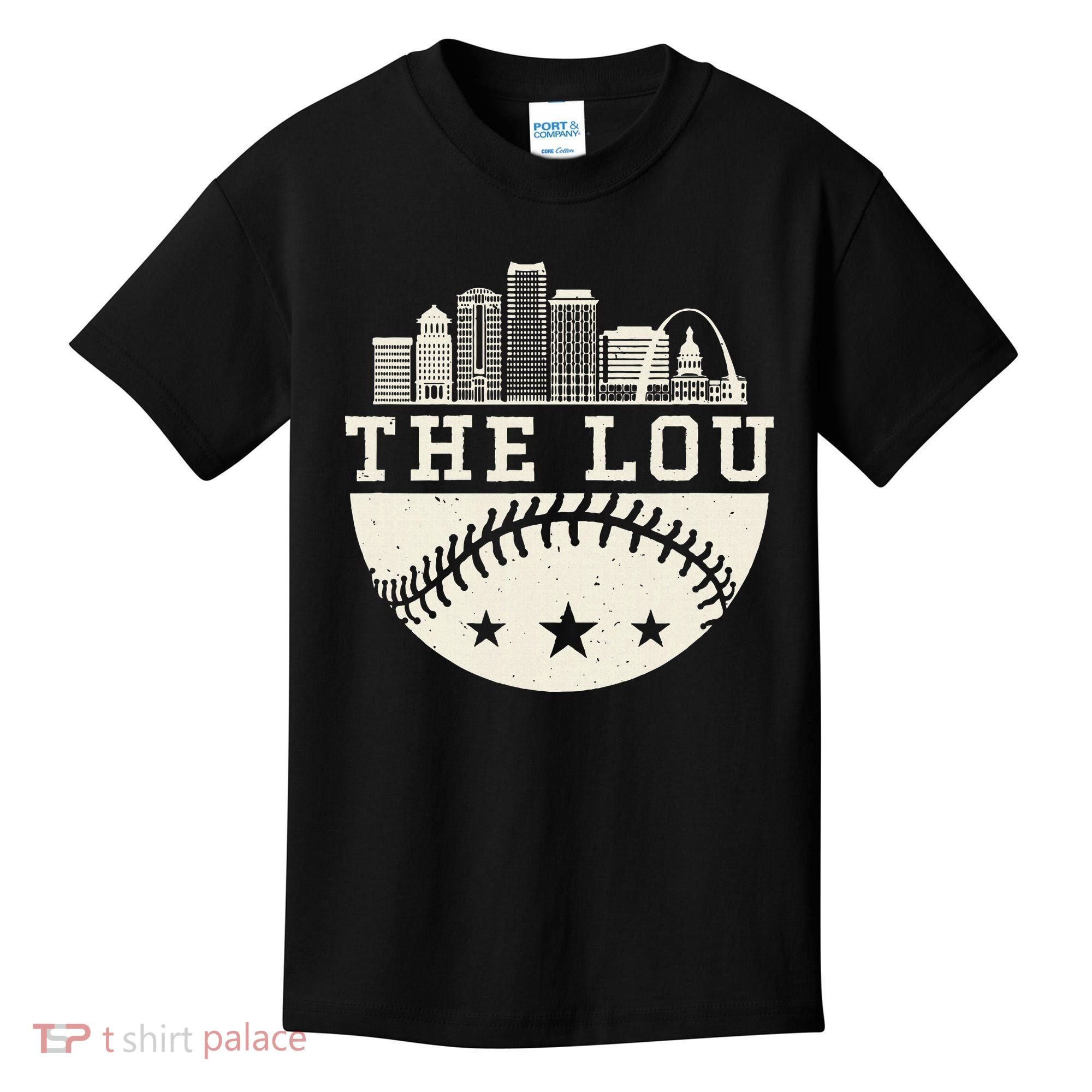 Baseball Season St. Louis The Lou Fan Hometown Kids T-Shirt