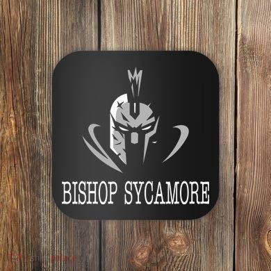 Bishop Sycamore Spartan Logo Coaster