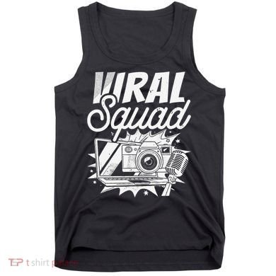 Blogger Squad Social Media Content Creator Blog Blogging Tank Top