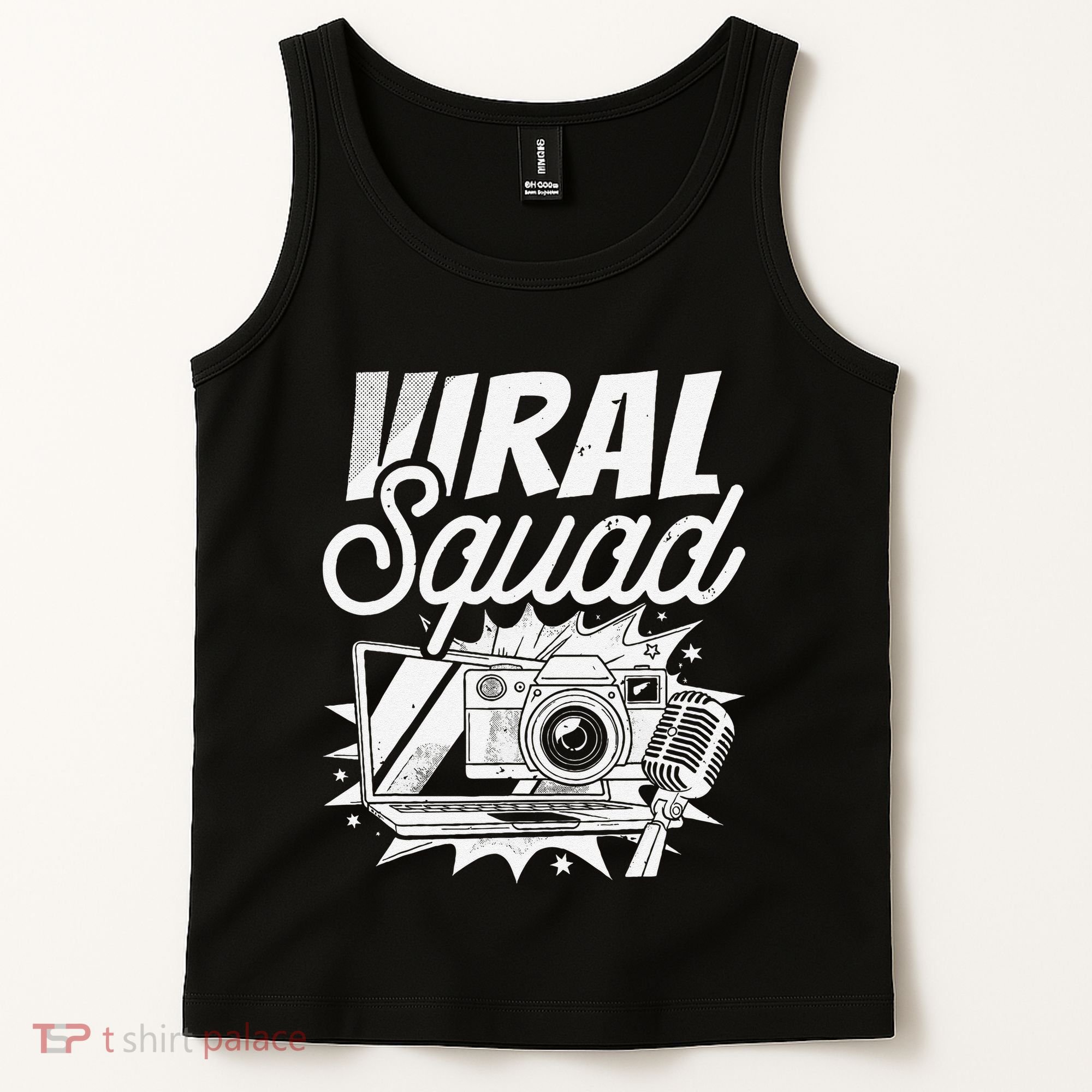 Blogger Squad Social Media Content Creator Blog Blogging Tank Top