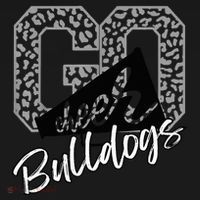 Bulldogs School Spirit Mascot Leopard Cheer Fan Game Day Ornament thumb 1