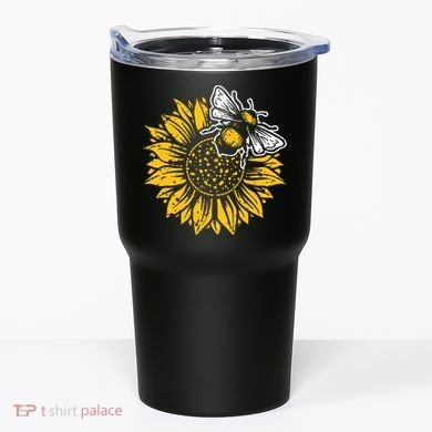 Bumblebee Sunflower Springtime Save The Bees Honeybee Tumbler