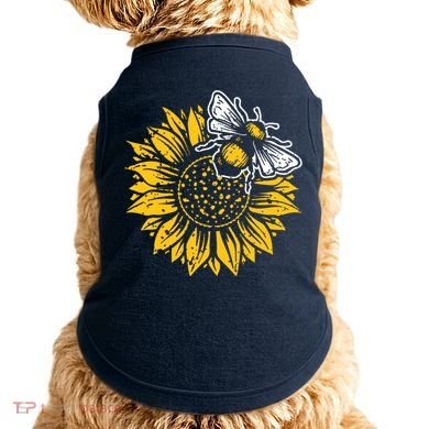 Bumblebee Sunflower Springtime Save The Bees Honeybee Doggie Tank