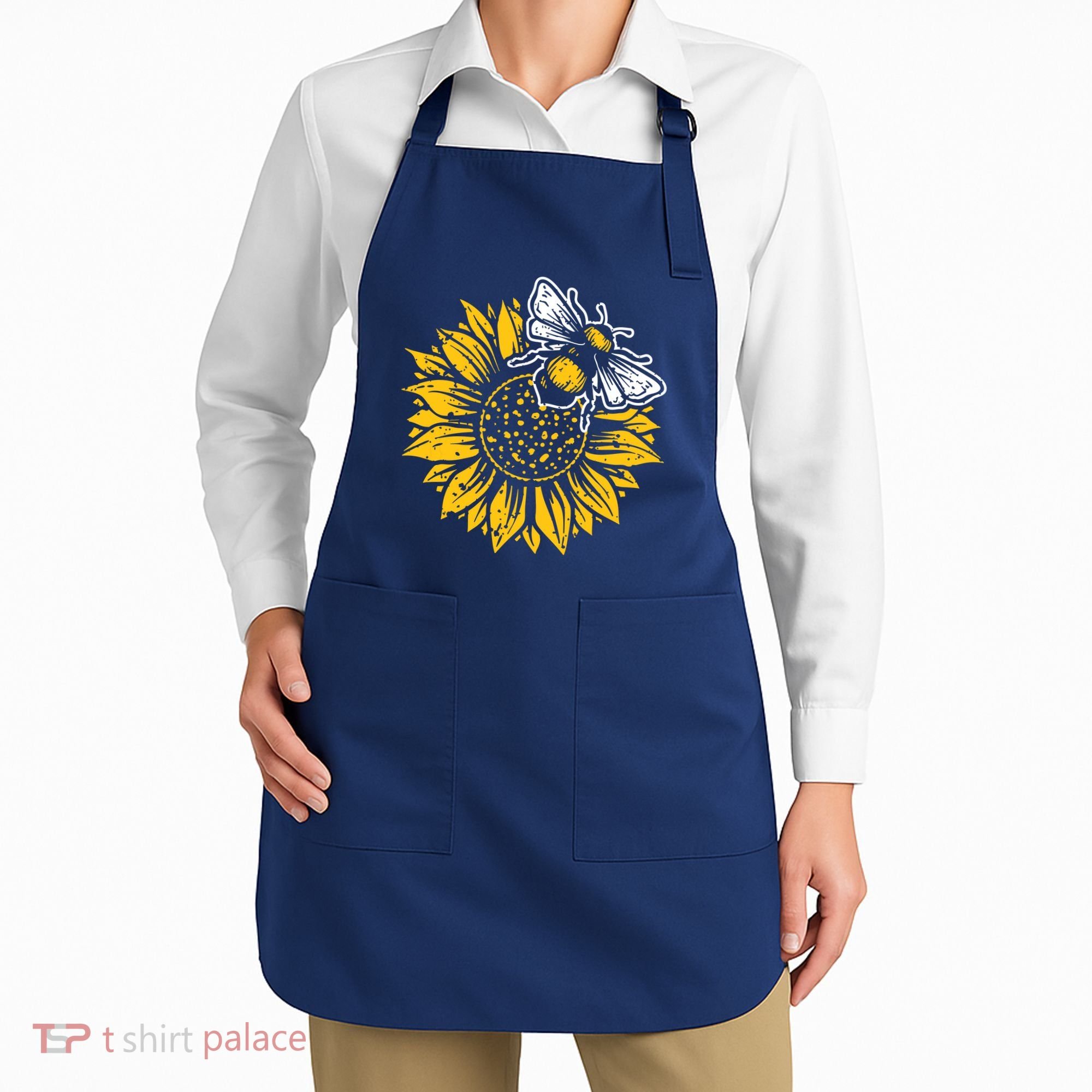 Bumblebee Sunflower Springtime Save The Bees Honeybee Apron